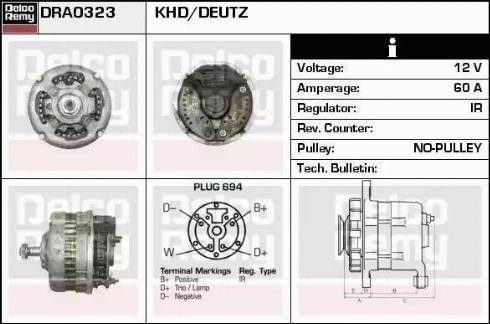 Remy DRA0323 - Alternator furqanavto.az