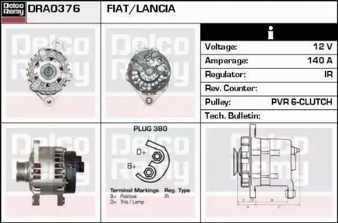 Remy DRA0376 - Alternator furqanavto.az