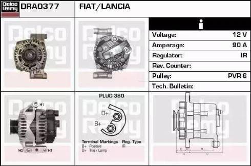 Remy DRA0377 - Alternator furqanavto.az