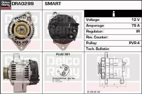 Remy DRA0299 - Alternator furqanavto.az