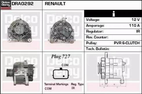 Remy DRA0292 - Alternator furqanavto.az