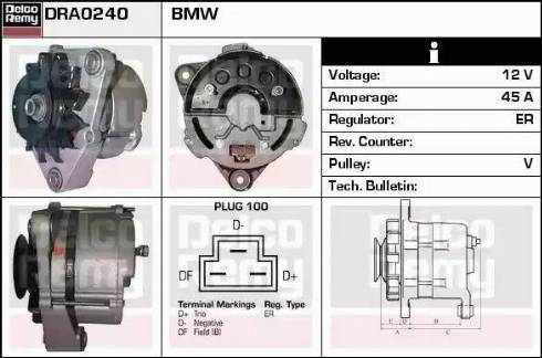 Remy DRA0240 - Alternator furqanavto.az