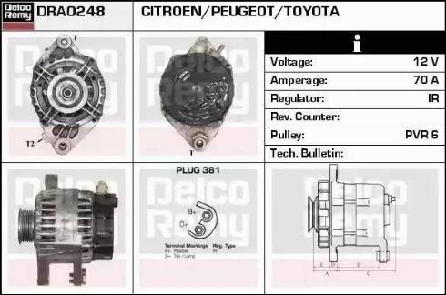 Remy DRA0248 - Alternator furqanavto.az