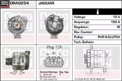 Remy DRA0254 - Alternator furqanavto.az