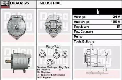 Remy DRA0265 - Alternator furqanavto.az