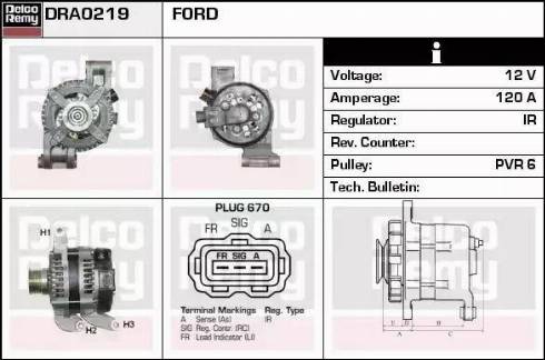 Remy DRA0219 - Alternator furqanavto.az