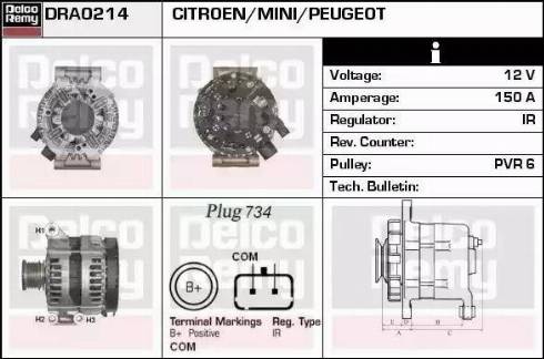 Remy DRA0214 - Alternator furqanavto.az