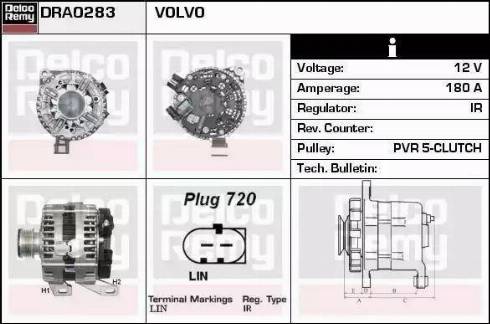 Remy DRA0283 - Alternator furqanavto.az