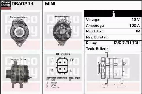 Remy DRA0234 - Alternator furqanavto.az