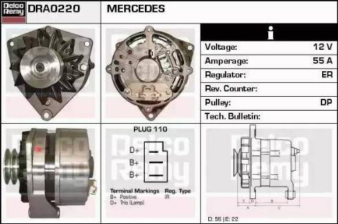 Remy DRA0220 - Alternator furqanavto.az