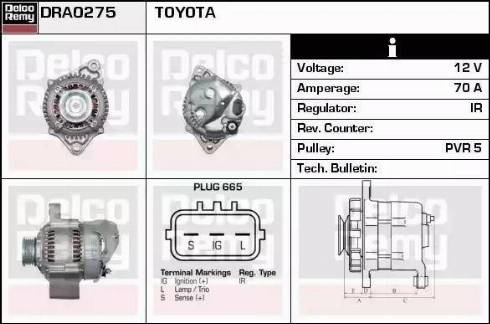 Remy DRA0275 - Alternator furqanavto.az