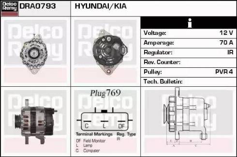 Remy DRA0793 - Alternator furqanavto.az