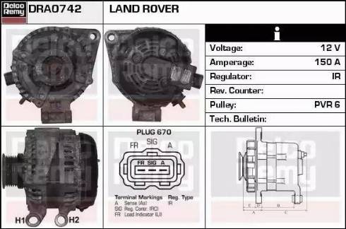 Remy DRA0742 - Alternator furqanavto.az