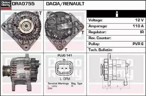 Remy DRA0755 - Alternator furqanavto.az