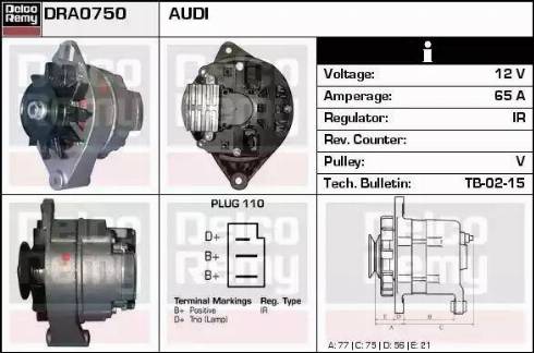 Remy DRA0750 - Alternator furqanavto.az