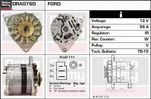 Remy DRA0760 - Alternator furqanavto.az