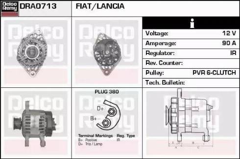 Remy DRA0713 - Alternator furqanavto.az