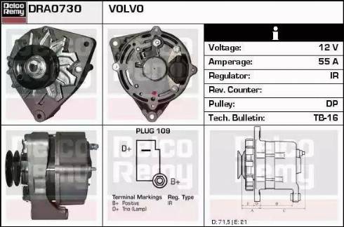 Remy DRA0730 - Alternator furqanavto.az