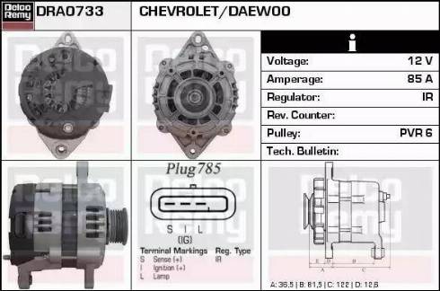 Remy DRA0733 - Alternator furqanavto.az