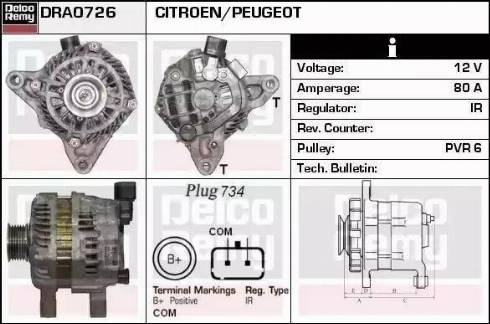 Remy DRA0726 - Alternator furqanavto.az