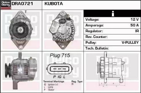 Remy DRA0721 - Alternator furqanavto.az