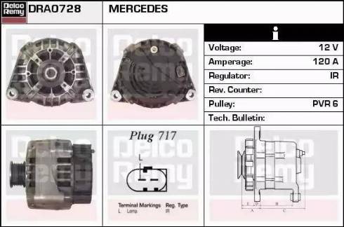 Remy DRA0728 - Alternator furqanavto.az