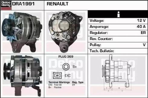 Remy DRA1991 - Alternator furqanavto.az