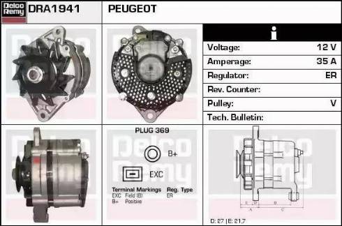 Remy DRA1941 - Alternator furqanavto.az