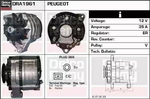 Remy DRA1961 - Alternator furqanavto.az