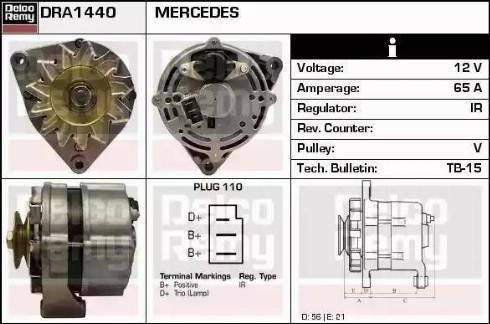 Remy DRA1440 - Alternator furqanavto.az