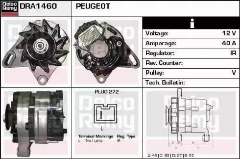 Remy DRA1460 - Alternator furqanavto.az