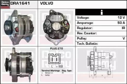 Remy DRA1641 - Alternator furqanavto.az