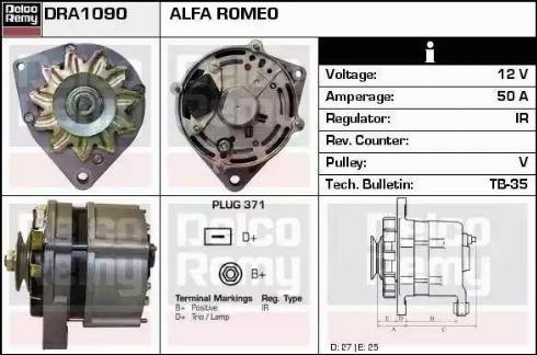 Remy DRA1090 - Alternator furqanavto.az
