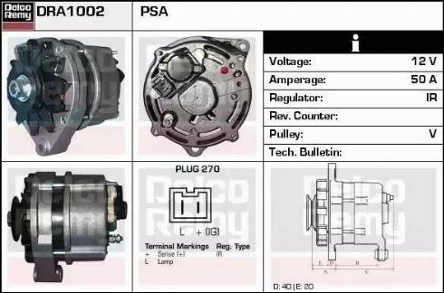 Remy DRA1002 - Alternator furqanavto.az