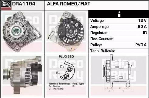 Remy DRA1194 - Alternator furqanavto.az