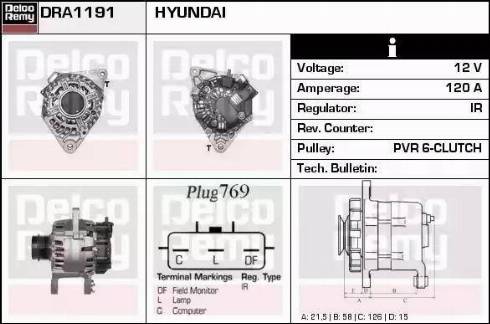 Remy DRA1191 - Alternator furqanavto.az