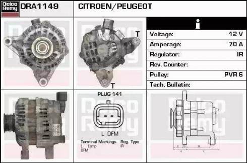 Remy DRA1149 - Alternator furqanavto.az