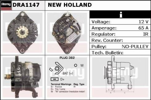 Remy DRA1147 - Alternator furqanavto.az