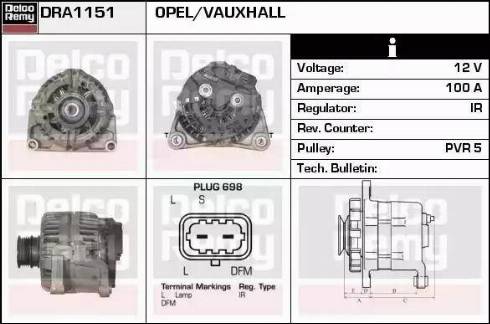 Remy DRA1151 - Alternator furqanavto.az