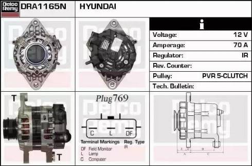 Remy DRA1165N - Alternator furqanavto.az