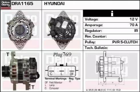 Remy DRA1165 - Alternator furqanavto.az