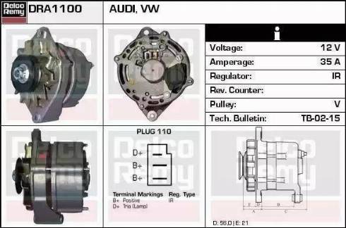 Remy DRA3860 - Alternator furqanavto.az