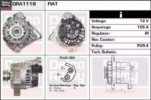 Remy DRA1119 - Alternator furqanavto.az