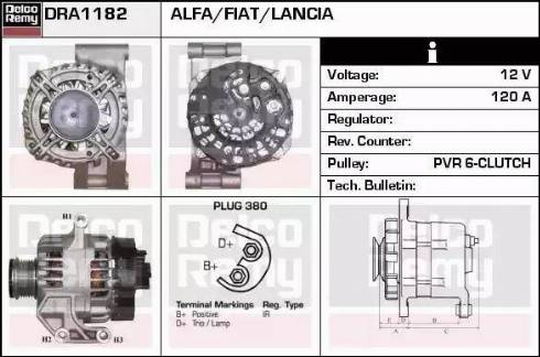 Remy DRA1182 - Alternator furqanavto.az