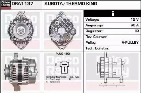 Remy DRA1137 - Alternator furqanavto.az