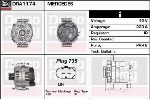 Remy DRA1174 - Alternator furqanavto.az