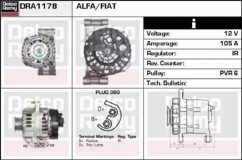 Remy DRA1178 - Alternator furqanavto.az