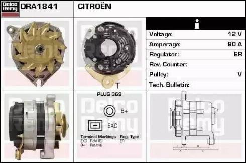 Remy DRA1841 - Alternator furqanavto.az