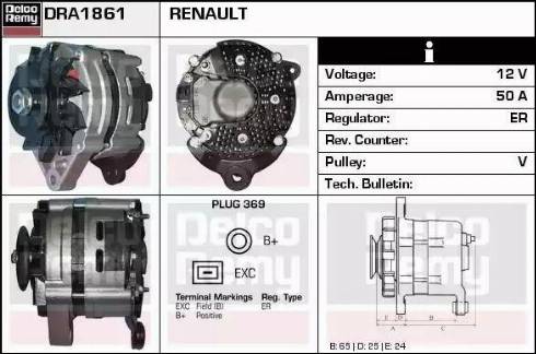 Remy DRA1861 - Alternator furqanavto.az