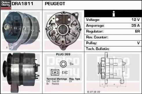 Remy DRA1811 - Alternator furqanavto.az